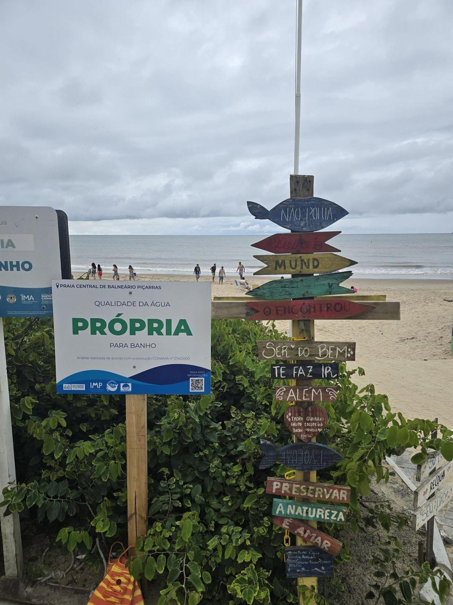 Ap Aloha 501 Vista Mar Da Praia Balneario Piçarras Exterior foto